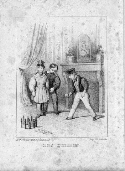 Les quilles, P. Sufsalle, 19e siècle