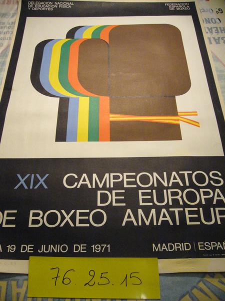 Championnat d'Europe de Boxe, Santamaria, 1971