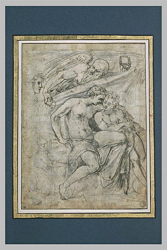 Le Temps, Vénus et l'Amour et deux autres figures_0