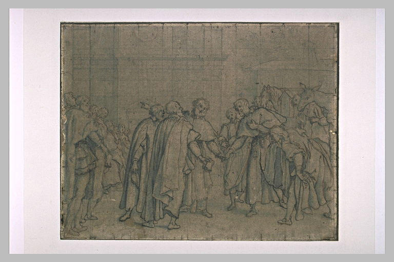 Rencontre de deux religieux : saint François et saint Antoine?_0