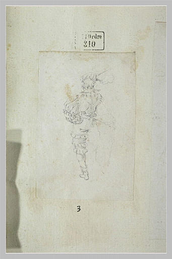 Un lansquenet vu de dos_0