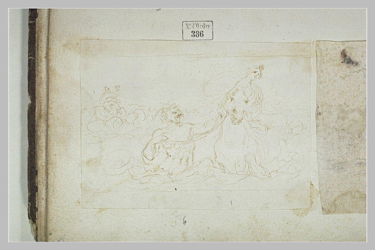 Triton conduisant un cheval marin monté par une néréide_0