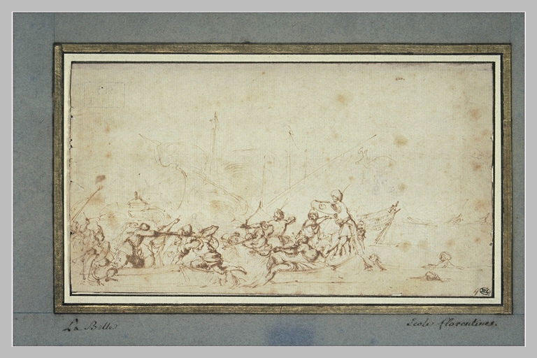Combat entre deux barques_0