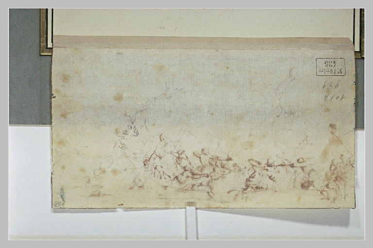 Croquis pour un assaillant ; détail d'un bras_0