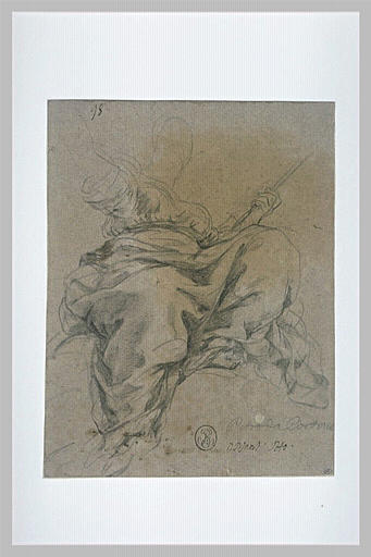 Etude d'une figure de femme drapée : la Divine Providence_0
