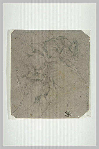 Jeune homme assis, tenant un vase_0