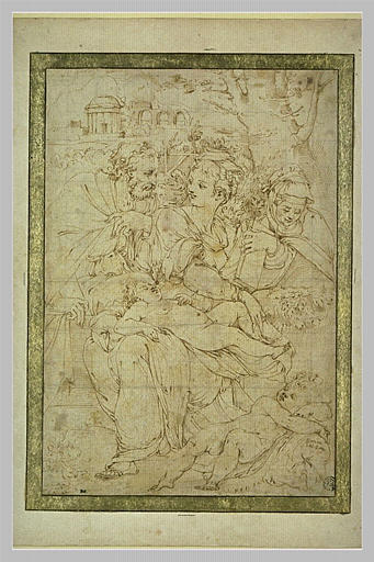 Sainte Famille avec sainte Anne et saint Jean_0
