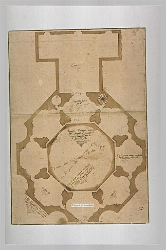 Plan de la Rotonde de Sainte-Marie-des-Anges à Florence_0