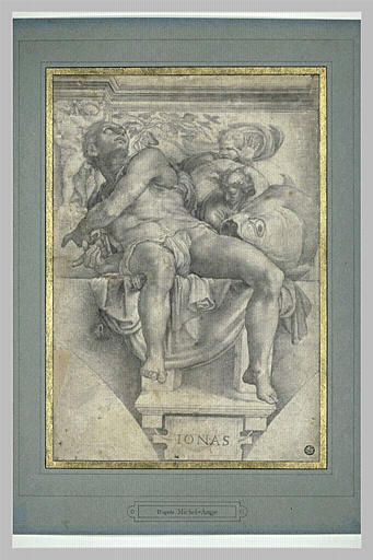 Le prophête Jonas, d'après la voûte de la Chapelle Sixtine_1