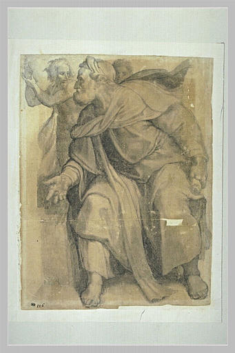 Le prophête Ezechiel, d'après la voûte de la Chapelle Sixtine_0