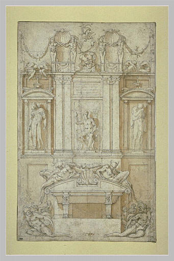 Etude pour l'un des tombeaux des Médicis, à San Lorenzo_0