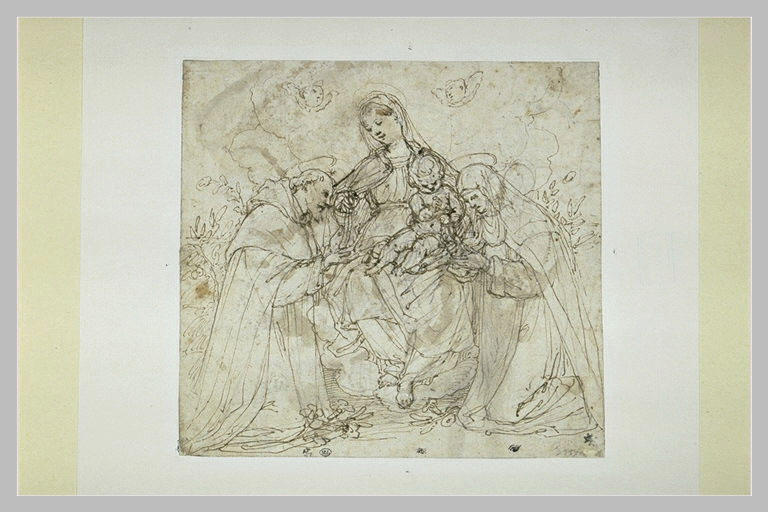 La Vierge remettant le Rosaire à saint Dominique_0
