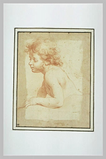 Demi-figure d'enfant nu, tourné vers la gauche_0