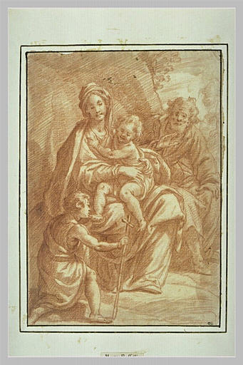 La Sainte Famille avec le petit saint Jean_0