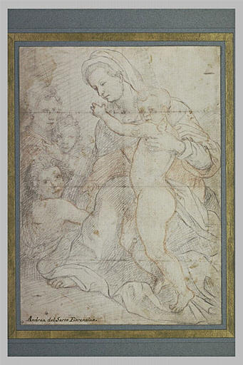 Vierge à l'Enfant avec sainte Elisabeth et le petit saint Jean_0