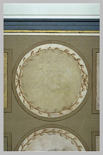 Etude d'une tête d'homme aux cheveux longs et bouclés_0