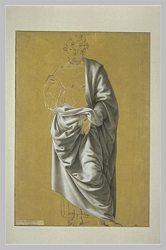 Etude de draperie pour la figure de saint Barthélemy_0