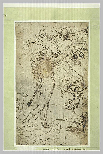 Pluton et Jupiter entourés d'amours_0