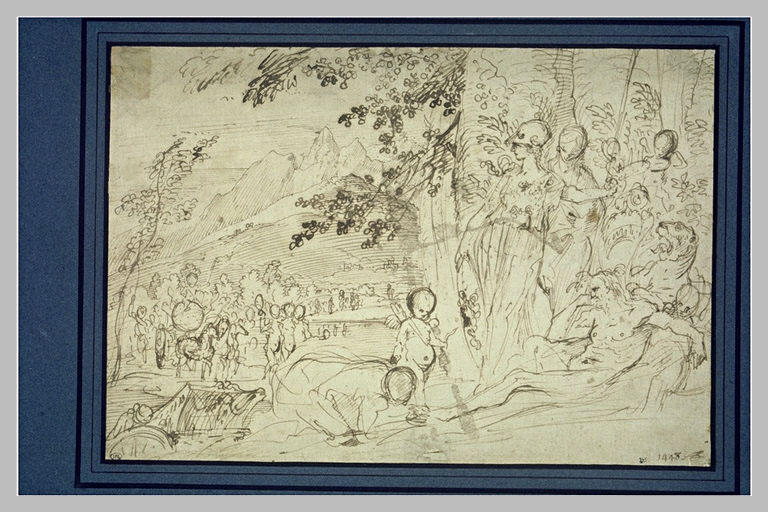 Allégorie sur les Vertus de Lucques : Venus, le Fleuve Serchio, Minerve_0