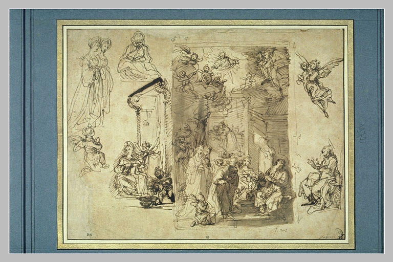 Naissance de la Vierge et détails des figures_0