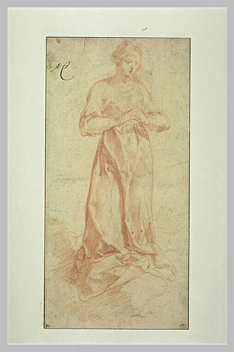 La Vierge debout sur les nuages_0