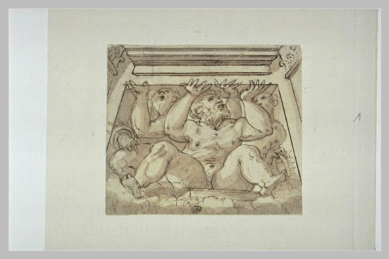 Trois vieillards dans une niche_0