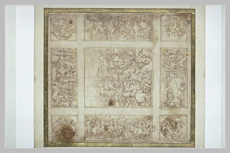 Etude pour le plafond de la salle du Pape Léon X_0