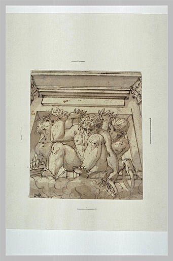 Trois vieillards dans une niche_0