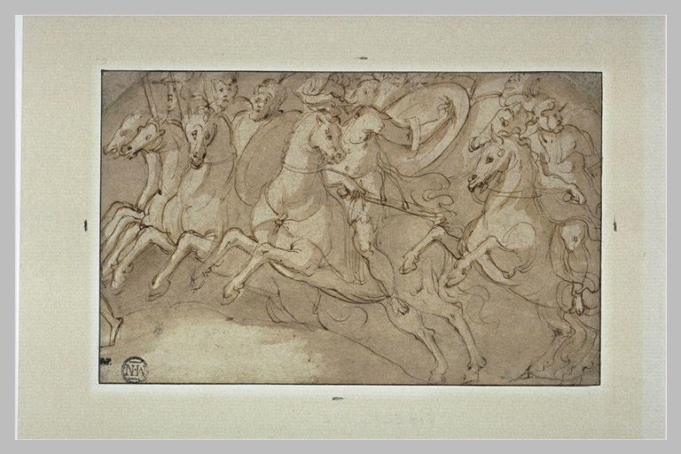 Charge de cinq cavaliers_0