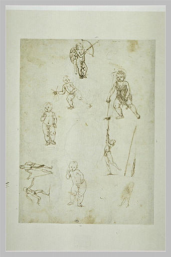 L'Enfant ; le petit saint Jean ; Cupidon ; figures d'hommes_0