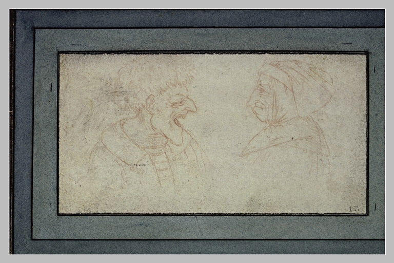 Deux profils caricaturaux_0