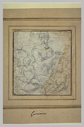 La Vierge, l'Enfant Jésus, saint Jean et sainte Anne_0