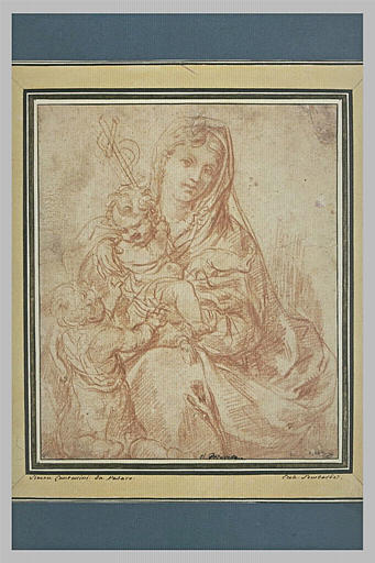 La Vierge tenant l'Enfant et le petit saint Jean_0