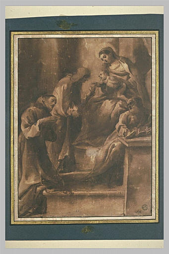 Sainte Marguerite, saint François d'Assise, saint Joseph adorant l'Enfant_0