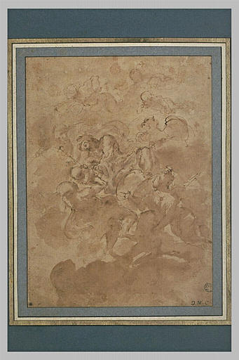 Jupiter confiant Bacchus à Minerve_0