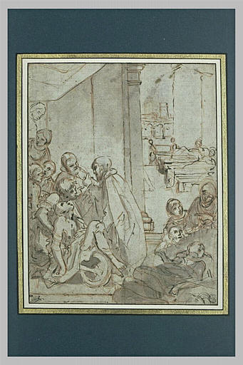 Saint Riniero de Pise guérissant les pestiférés_0
