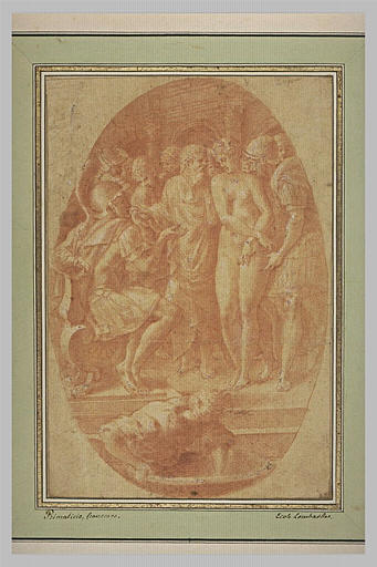 Timoclée nue amenée devant Alexandre_0