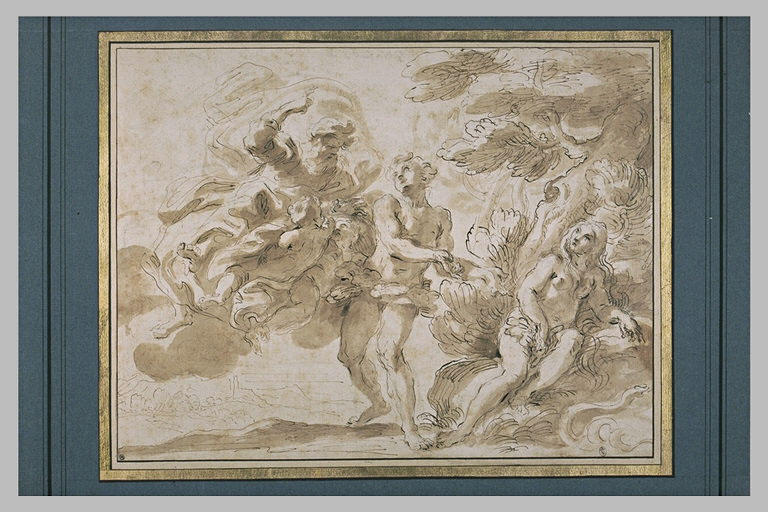 Dieu reprochant à Adam sa désobéissance_0