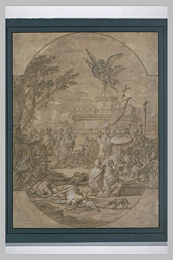 Saint Grégoire portant la communion aux pestiférés_0