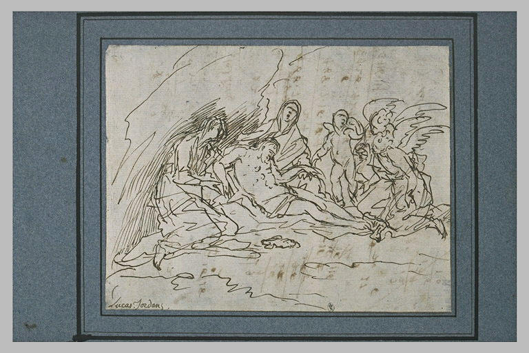 Jésus mort pleuré par les Saintes Femmes et par les anges_0