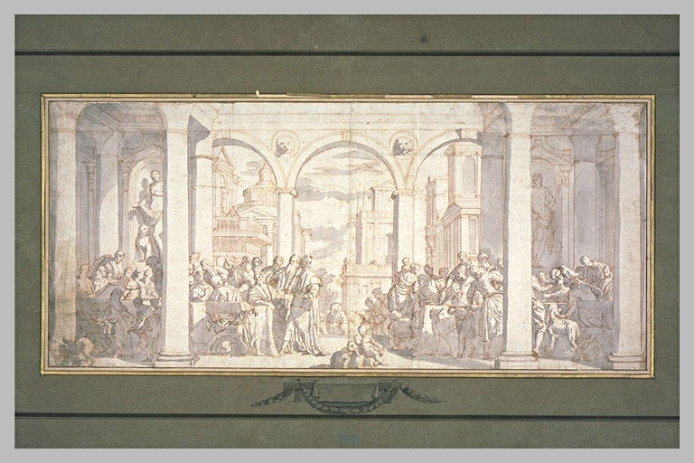 Jésus chez le Pharisien confondant les docteurs_0