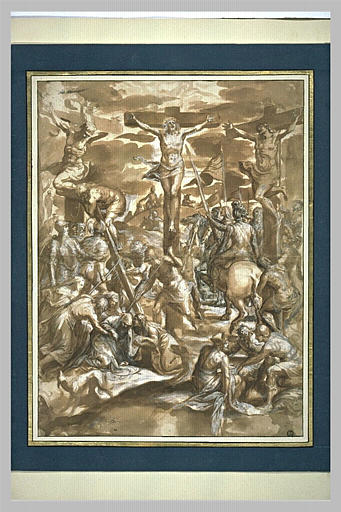 Le Christ en croix entre les deux larrons_0