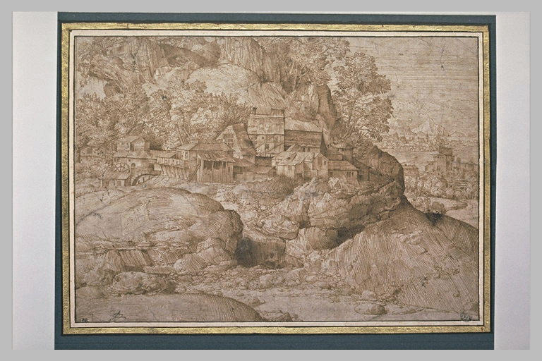 Paysage avec rochers et fabriques_0