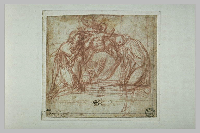 Vierge à l'Enfant adorée par deux saints_0