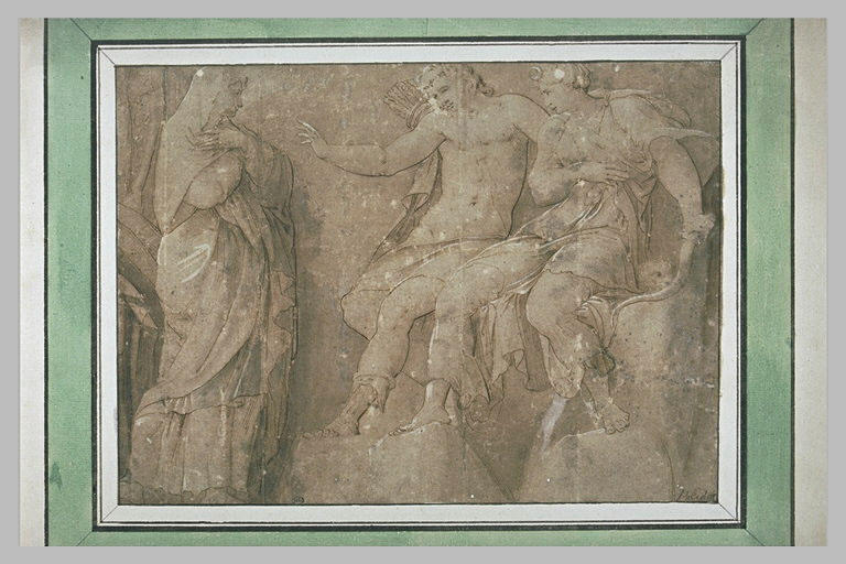 Latone se plaignant à Apollon et à Diane des mépris de Niobé_0