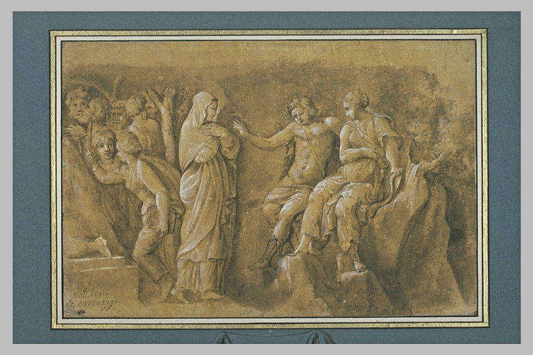 Latone se plaignant à Apollon et à Diane des mépris de Niobé_0