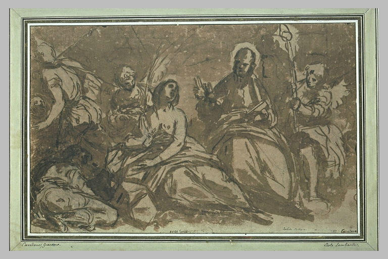 Apparition de saint Pierre à sainte Agathe dans sa prison_0