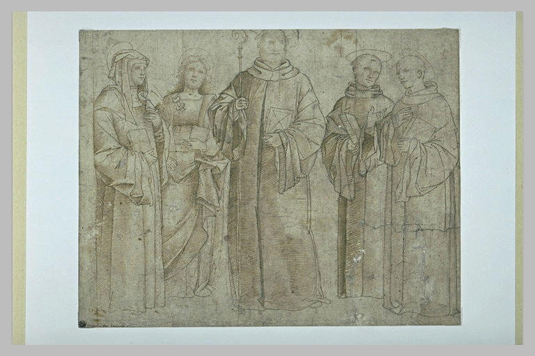 Saint Benedict et quatre saintes_0