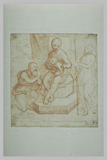 Vierge à l'Enfant en trône entre Saint Jérôme et Saint Jean-Baptiste_0