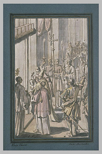 Le cardinal Ottoboni ouvre la Porte Sainte, à Santa Maria Maggiore, à Rome_0